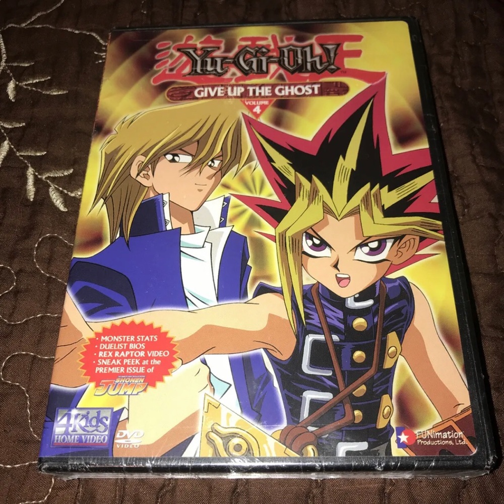 YU-GI-OH GIVE UP the GHOST VOLUME 4 Three Episodes The Dueling Monkey SEALED